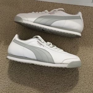 Mens Puma Roma White/Gray Violet 353572 03 Size 13